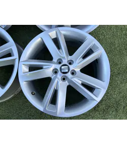 5x100 17" Seat gyári alufelni 6,5Jx17h2 ET48 - Mobil Gumis 4
