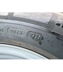 5x118 15" Fiat gyári lemezfelni 215/70 R15C téli gumikkal - Mobil Gumis 5
