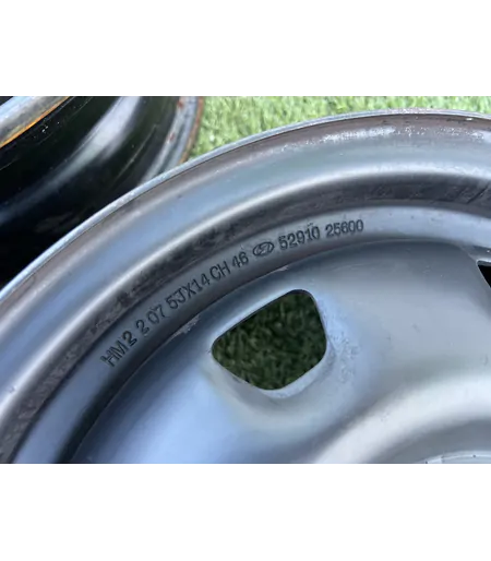 4x100 14" Hyundai gyári lemezfelni 5Jx14h2 ET46 - Mobil Gumis 6