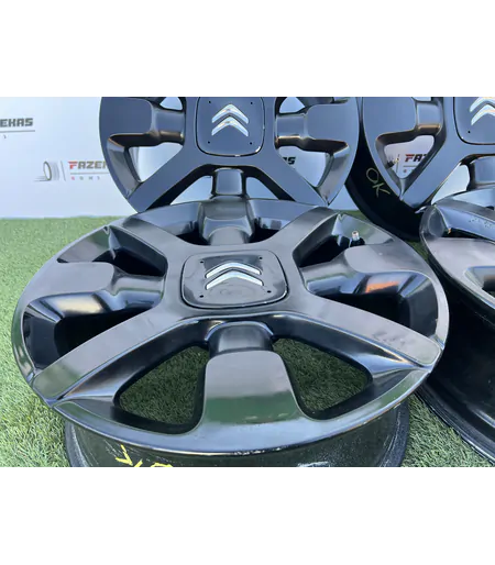 4x108 17" Citroen C4 gyári fekete alufelni 6,5Jx17h2 ET19 - Mobil Gumis 2