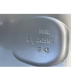 4x100 15" Mini gyári alufelni 5,5Jx15h2 ET45 7