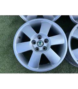 5x100 15" Skoda gyári alufelni 6Jx15h2 ET43 - Mobil Gumis 3