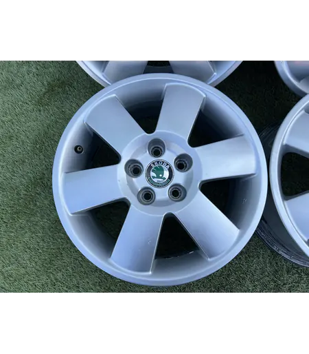 5x100 15" Skoda gyári alufelni 6Jx15h2 ET43 - Mobil Gumis 3
