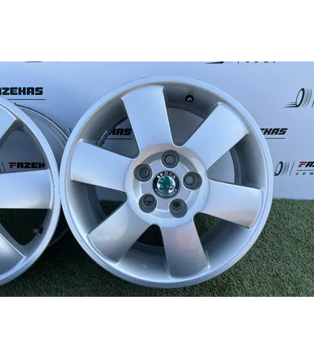 5x100 15" Skoda gyári alufelni 6Jx15h2 ET43 - Mobil Gumis 6