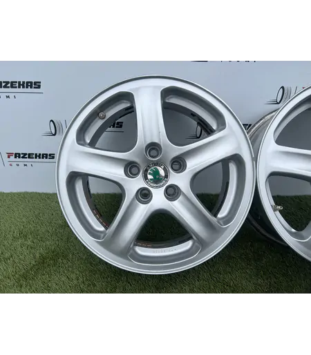 5x100 15" Skoda gyári alufelni 6Jx15h2 ET38 - Mobil Gumis 5
