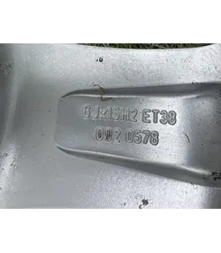 5x100 15" Skoda gyári alufelni 6Jx15h2 ET38 - Mobil Gumis 7