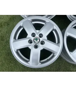 5x100 15" Skoda gyári alufelni 6Jx15h2 ET38 - Mobil Gumis 3