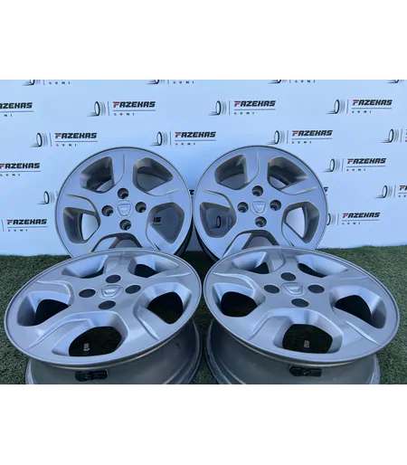 4x100 15" Dacia gyári alufelni + TPMS szenzor 6Jx15h2 ET40 - Mobil Gumis