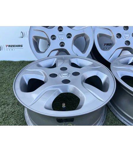 4x100 15" Dacia gyári alufelni + TPMS szenzor 6Jx15h2 ET40 - Mobil Gumis 2