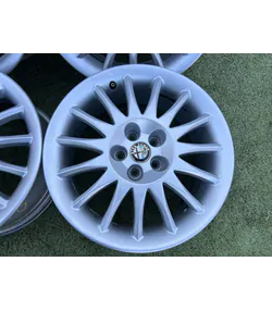 5x98 16" Alfa Romeo gyári alufelni 7Jx16h2 ET35 - Mobil Gumis 4