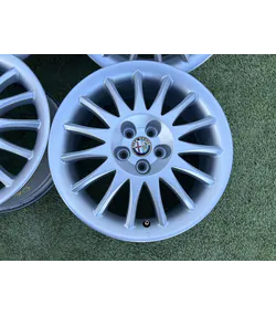 5x98 16" Alfa Romeo gyári alufelni 6,5Jx16h2 ET41,5 - Mobil Gumis 4