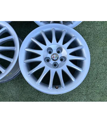 5x98 16" Alfa Romeo gyári alufelni 6,5Jx16h2 ET41,5 - Mobil Gumis 4